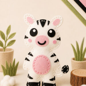 ZEBRA KEÇE EĞİTİCİ ETKİNLİK SETİ
