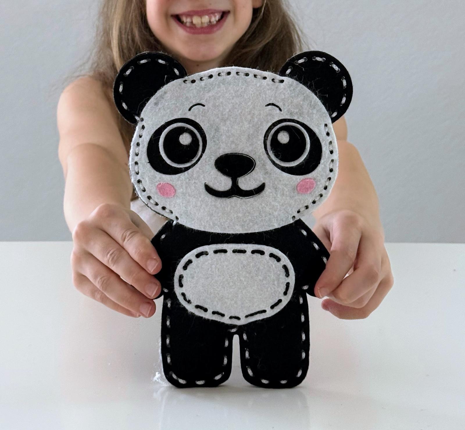 PANDA KEÇE EĞİTİCİ ETKİNLİK SETİ - Görsel 4